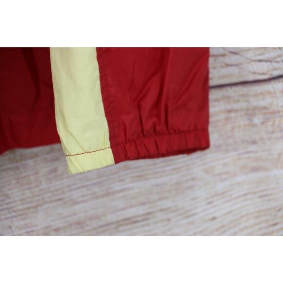 Y2K Nike Boys Youth Sz Large 12-14 Full Zip Oversize Windbreaker Jacket Red - Picture 10 of 11